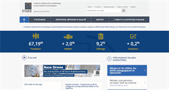 Desktop Screenshot of insee.fr
